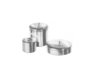 Round Metal Boxes and Medicine Cups